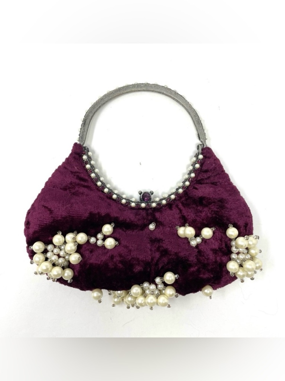 CLARA KASAVINA mini velvet bag, NWOT